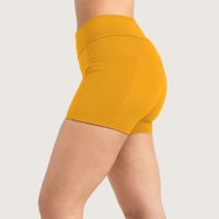 Recycling Running Shorts mango gelb