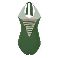 Recycling swimsuit Laik II woods olive + chai green