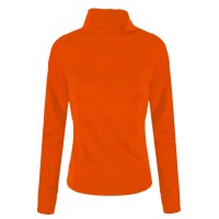 Bio-Rollkragen-Shirt Rolli orange