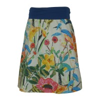 Organic skirt Freudian, paradise / blue