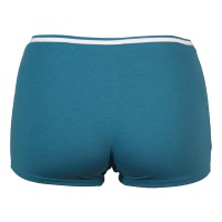 Organic cotton Bikini Shorts Isi teal / tripes 2