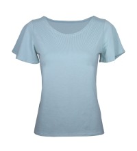 Organic t-shirt Vinge light blue