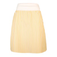 Organic skirt Freudian, summer stripes curry/ white