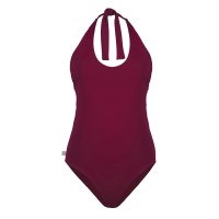 Recycling swimsuit Laik II fire tinto + vino red 2