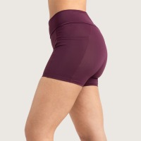 Recycling Running Shorts tinto red