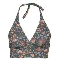 Recycling bikini top Fjordella Senja + olive green