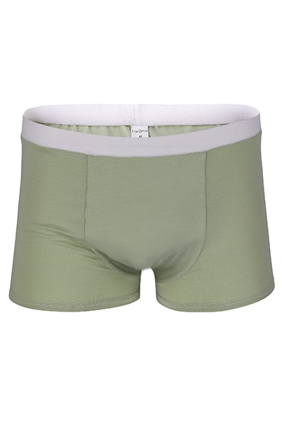Organic men s trunk boxer shorts matcha