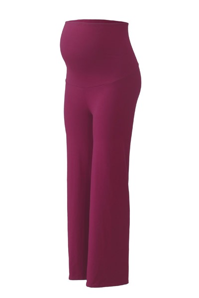 Mama Yogahose Relaxed Fit beere rot