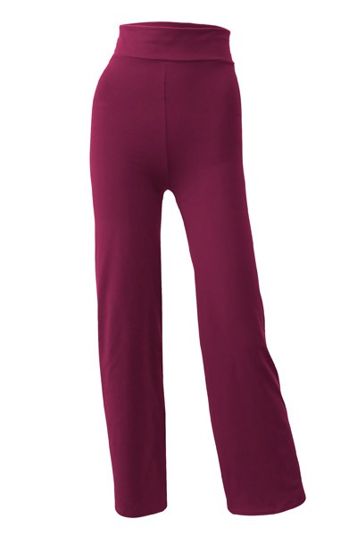 Yogahose Relaxed Fit beere rot