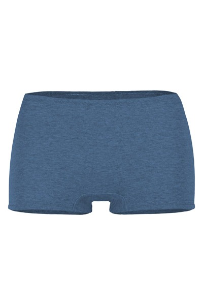 organic panties Erna tinged in blue -