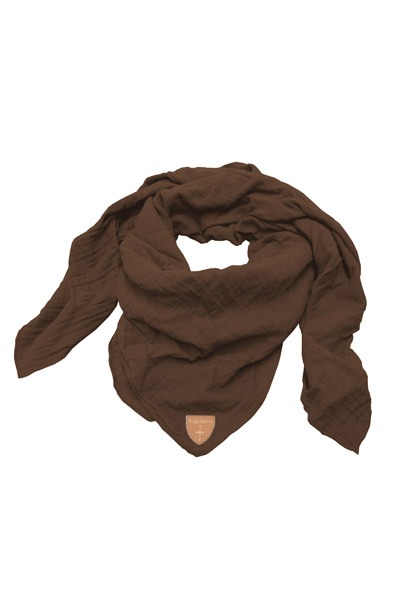Musselin-Cloth/ Mull-Bandanna Skarna brown