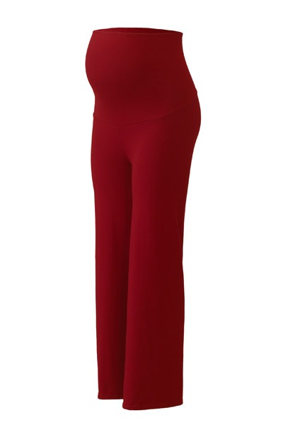 Mama Yoga pants Relaxed Fit red hot chili