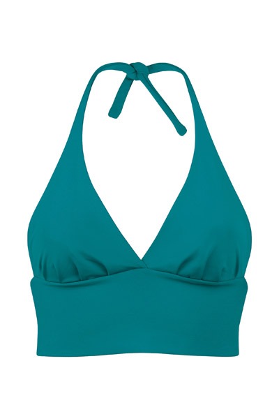 Recycling bikini top Fjordella smaragd -