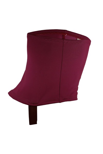 Recycling trail gaiters tinto red