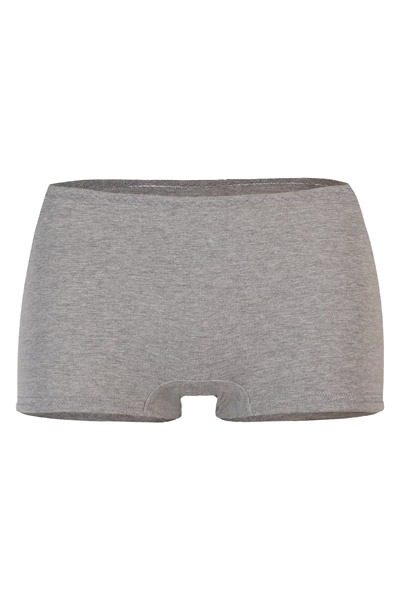 organic panties Erna tinged in grey -