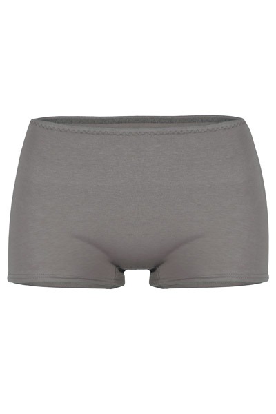 organic panties Erna cinder grey -