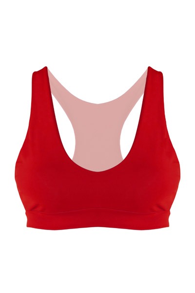 Recycling bikini top Ijoris red -