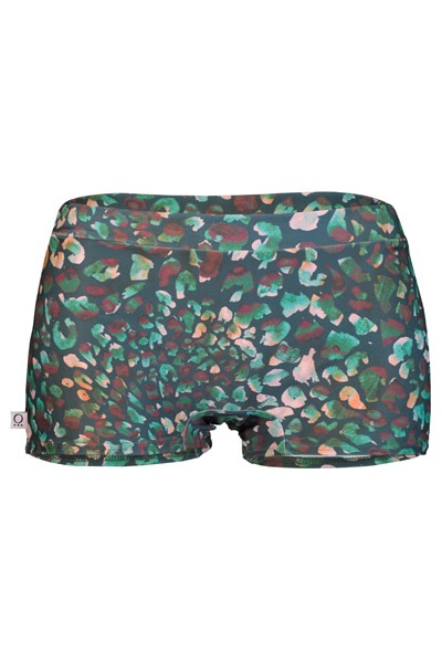 Recycling bikini shorts Isi Juvel + smaragd green - the feel-good bikini shorts