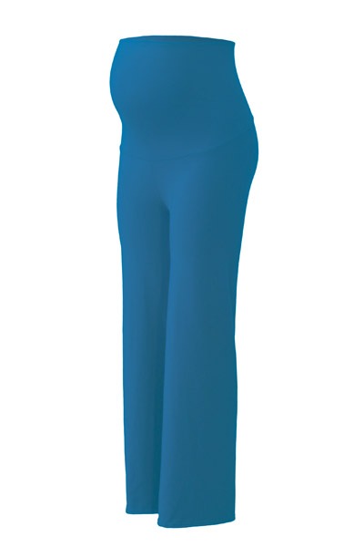 Mama Yoga pants Relaxed Fit bluebottle blue