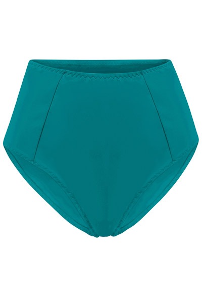 Recycling bikini panties Lorehigh smaragd -