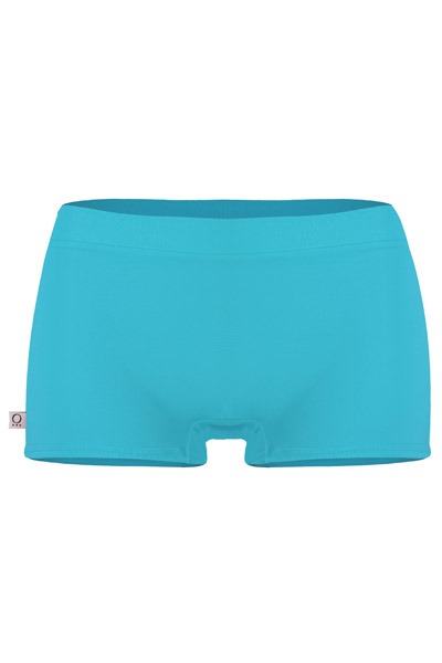 Recycling bikini shorts Isi teal blue - the feel-good bikini shorts