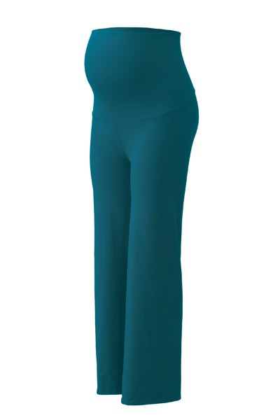Mama Yoga pants Relaxed Fit teal blue