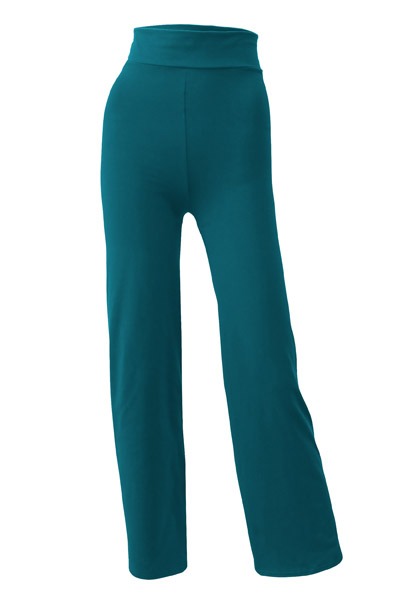 Yoga pants Relaxed Fit teal blue