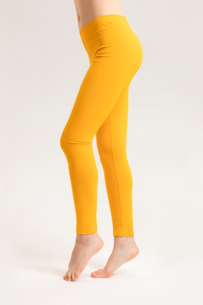 Bio Leggings saffron yellow -