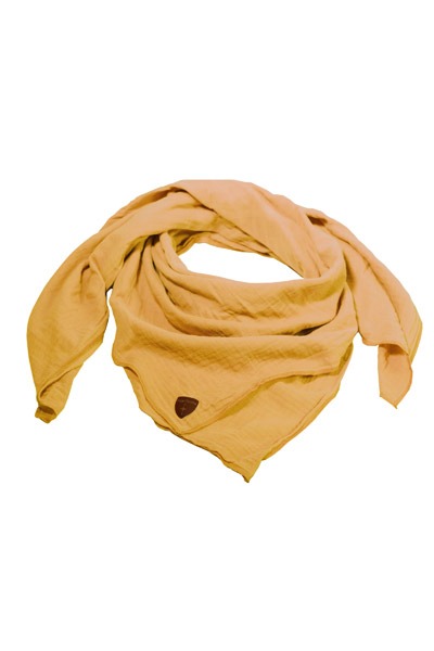 Musselin-Cloth/ Mull-Bandanna Skarna mustard yellow