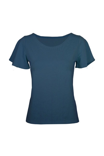 Bio T-Shirt Vinge indigo blau
