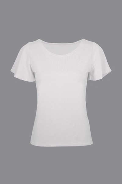 Organic t-shirt Vinge white