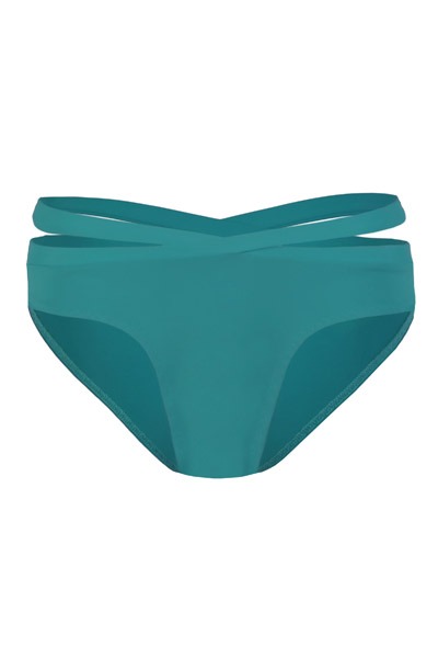 Recycling bikini panties Johto smaragd green -
