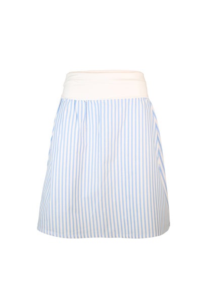 Organic skirt Freudian, summer stripes blue / white
