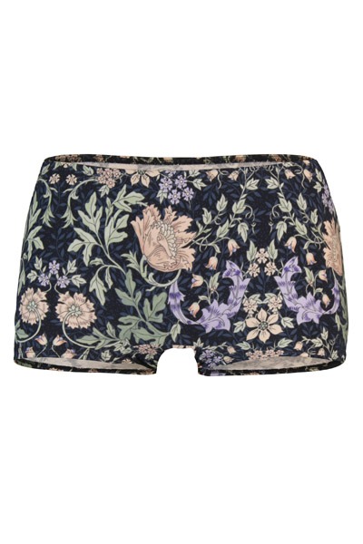 organic panties Erna pattern Summernight blue -