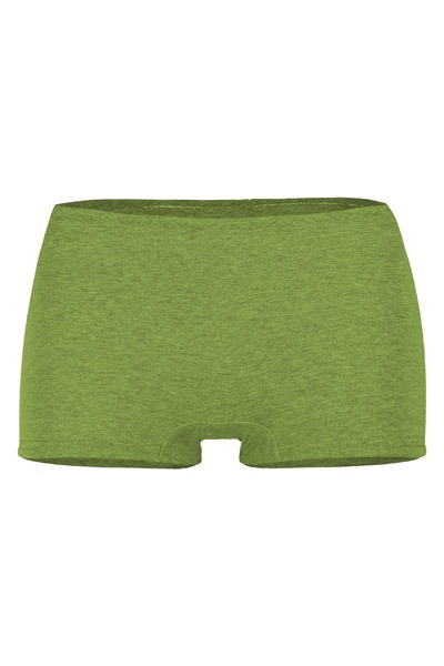 organic panties Erna tinged in verde green -