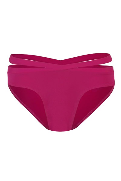 Recycling bikini panties Johto vino red -