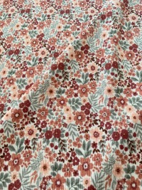 Rib Jersey Floral creme 5