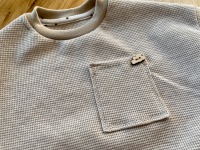 Sweatshirt Waffelstrick beige 4