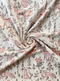 French Terry Waldbewohner Family Fabrics