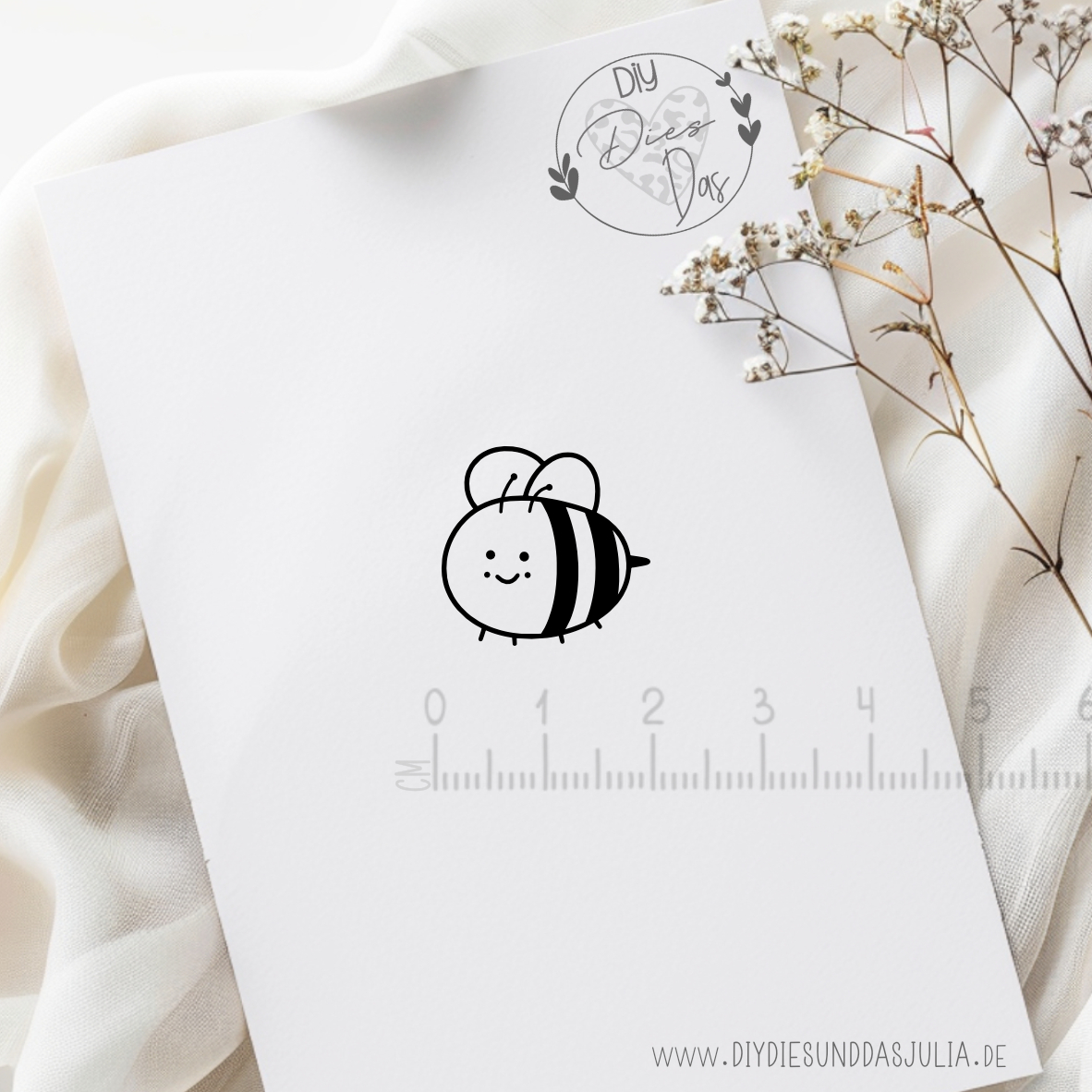 Stempel HAP-BEE by die.dorfwerkstatt.by.nicole