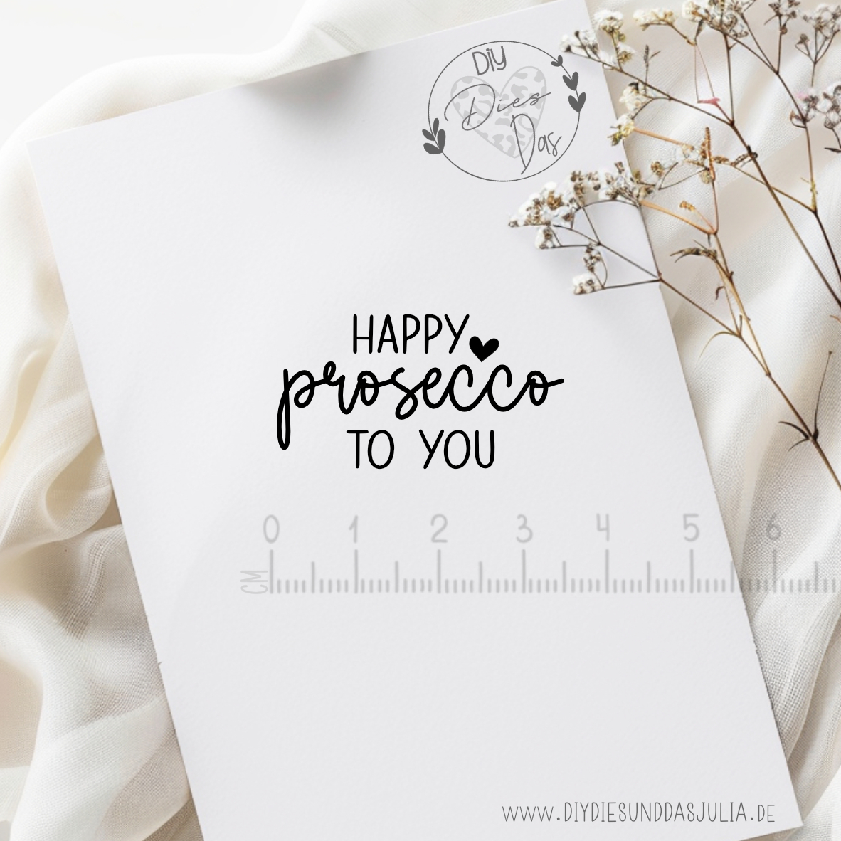 Stempel HAPPY prosecco TO YOU