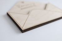 Holz-Umschlag Wunschzettel 2