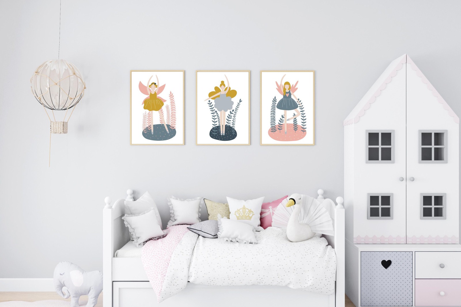 Baby-Girl Poster Set: Zauberhafte Dekoration für kleine Prinzessinnen 2