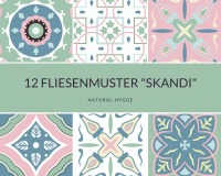 Laserausdruck: Fliesenmuster Skandi, No. 01 - 12 Muster 2
