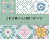 Download 12 Fliesenmuster Scandi No. 2a für Fototransfertechnik 3