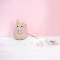Mini-Schwein, handgefilzt