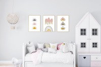 Boho-Baby Poster Set: Zauberhafte Dekoration für das Kinderzimmer 2