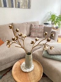 Handgefilzter Baumwoll-Zweig - Vielseitige Schönheit für deine Dekoration 2