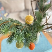 Handgefilzte Weihnachtskugeln im Boho-Stil - Wunderbare Dekoration für die festliche Jahreszeit 3