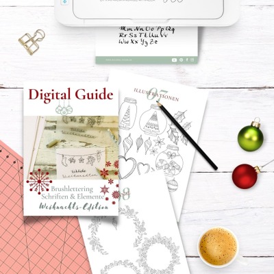 Digital Guide Brushlettering Christmas Vol. II - Schriften und Schmuckelemente für z.B. die